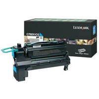 LEXMARK C792X1CG Toner Lexmark cyan zwrotny 20000 str. C792